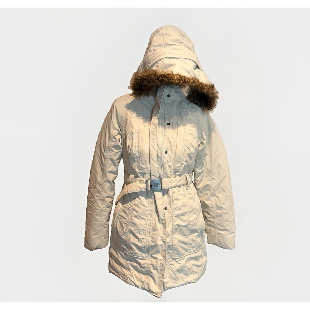 The North Face Brooklyn Down Parka Womens XS HyVent 550 Fur Hood